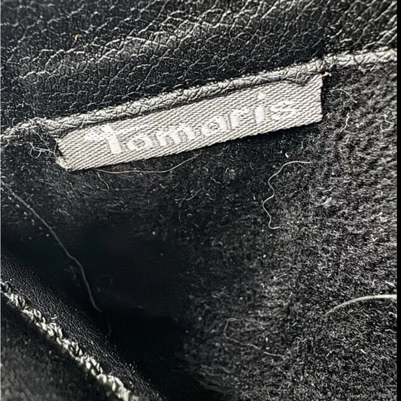 Tamaris leather moto combat boots lace up buckle bootie shoes women’s size 40 - Picture 13 of 14